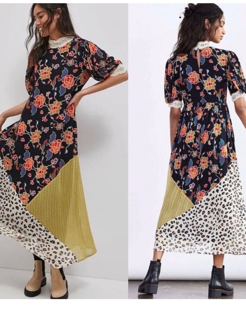New with tags Verb by Pallavi Singhee Patchwork Dress